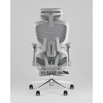 Кресло офисное TopChairs Prodigy с оттоманкой серый