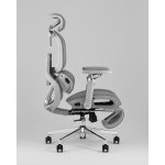 Кресло офисное TopChairs Prodigy с оттоманкой серый