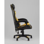 Кресло спортивное TopChairs MG-7043 черно-жёлтый