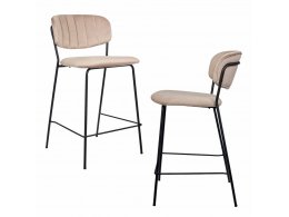 Комплект из 2-х стульев полубарных Carol латте