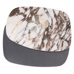 Стол кофейный ARVID TL-312 испанская керамика на стекле/ МДФ окраш. / темно-серый МДФ каркас ®DISAUR