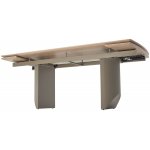 Стол ПУАНТО 200  BRECHA CREMA ELEGANCE, керамика / Латте каркас М-City