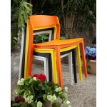 Стул Moris пластик бледно-желтый