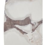 Стол кофейный DAG FENDI WHITE керамика на стекле/массив/ МДФ, облицованный дубовым шпоном ®DISAUR