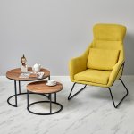 Кресло ARCHIE горчичный