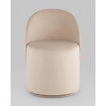 Пуф Loreen вращающийся велюр молочный