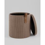 Пуф Руни S с ящиком вельвет коричневый