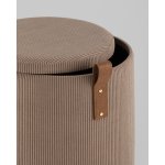 Пуф Руни S с ящиком вельвет коричневый