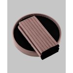 Пуф складной с ящиком Store Round пыльно-розовый