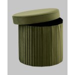 Пуф складной с ящиком Store Round травяной