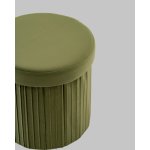 Пуф складной с ящиком Store Round травяной