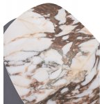 Стол кофейный ARVID TL-312 испанская керамика на стекле/ МДФ окраш. / темно-серый МДФ каркас ®DISAUR