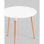 Стол круглый EAMES DST NEW D80 белый