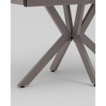 Стол Marmer 120-180/80/76 см подстолье металл капучино