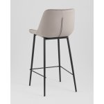 Стул барный Arch экокожа серый