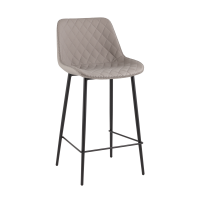 Стул барный Arch экокожа серый