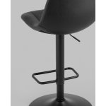 Стул барный Code экокожа чёрный