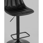 Стул барный Code экокожа чёрный