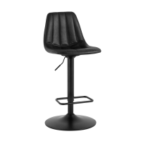 Стул барный Code экокожа чёрный