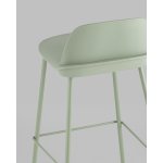 Стул барный Mist серо-зеленый 4 шт