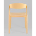Стул Moris пластик бледно-желтый