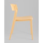 Стул Moris пластик бледно-желтый