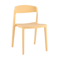 Стул Moris пластик бледно-желтый