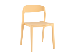 Стул Moris пластик бледно-желтый