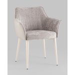 Стул обеденный Feston слоновая кость букле с экокожей