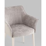 Стул обеденный Feston слоновая кость букле с экокожей