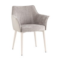 Стул обеденный Feston слоновая кость букле с экокожей