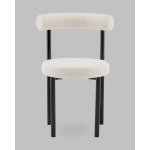 Стул обеденный Флорео букле молочный