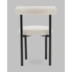 Стул обеденный Флорео букле молочный