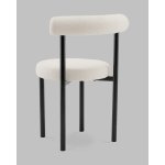 Стул обеденный Флорео букле молочный