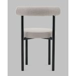 Стул обеденный Флорео букле светло-серый