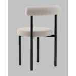 Стул обеденный Флорео букле светло-серый