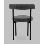 Стул обеденный Флорео букле темно-серый