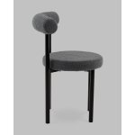 Стул обеденный Флорео букле темно-серый