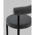 Стул обеденный Флорео букле темно-серый