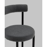 Стул обеденный Флорео букле темно-серый