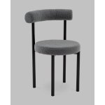 Стул обеденный Флорео букле темно-серый