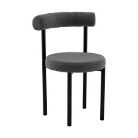 Стул обеденный Флорео букле темно-серый
