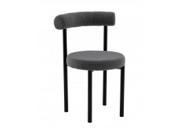 Стул обеденный Флорео букле темно-серый