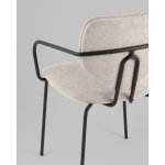 Стул обеденный Masey с подлокотниками бежевый