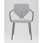 Стул обеденный Masey с подлокотниками серый