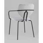 Стул обеденный Masey с подлокотниками серый