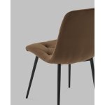 Стул Одди Diamond велюр коричневый