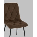 Стул Одди Diamond велюр коричневый