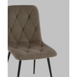 Стул Одди Diamond велюр тёмно-серый