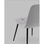 Стул Одди NEW велюр светло-серый